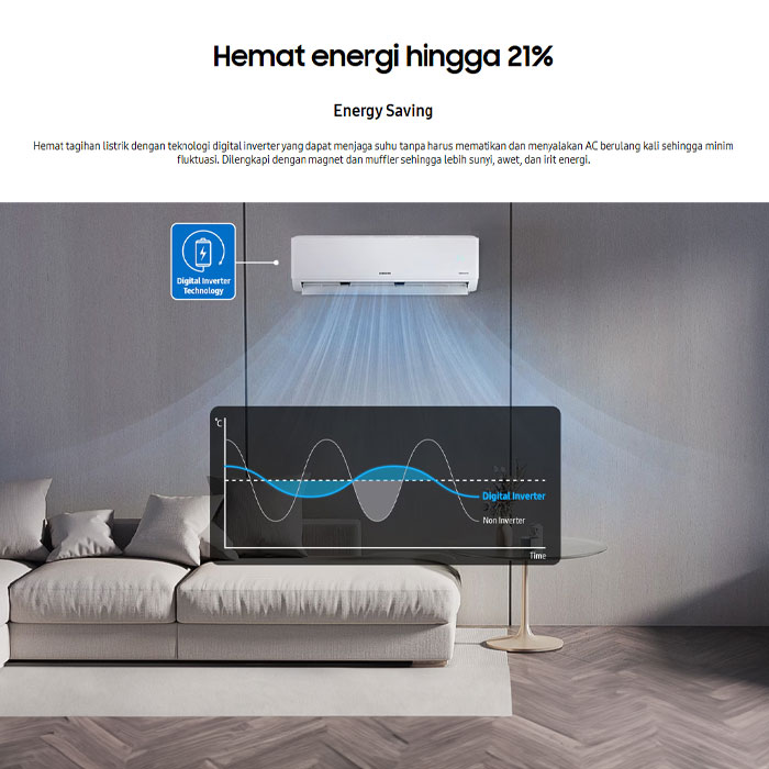 Samsung AC Split Neo Alpha Inverter R32 1 PK - AR40F09D0AMNSE